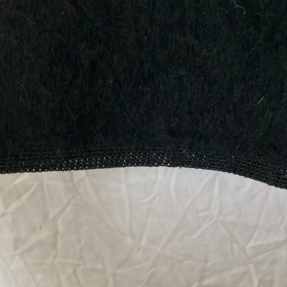 Valerie Stevens: Black Furblend Sweater- Wool & Angora- S - Picture 14 of 16